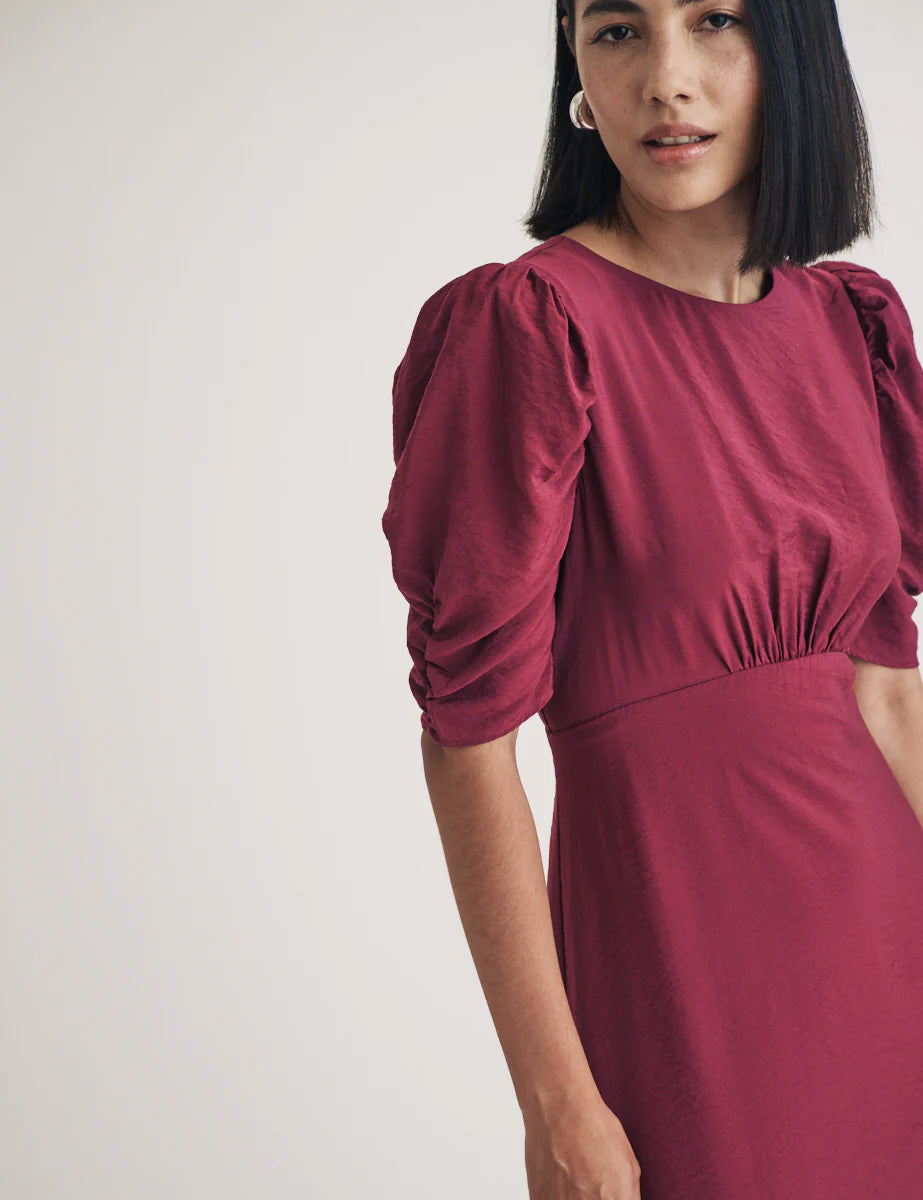 nobodys-child-naisten-mekko-evie-midi-dress-anita-non-print-viininpunainen-3