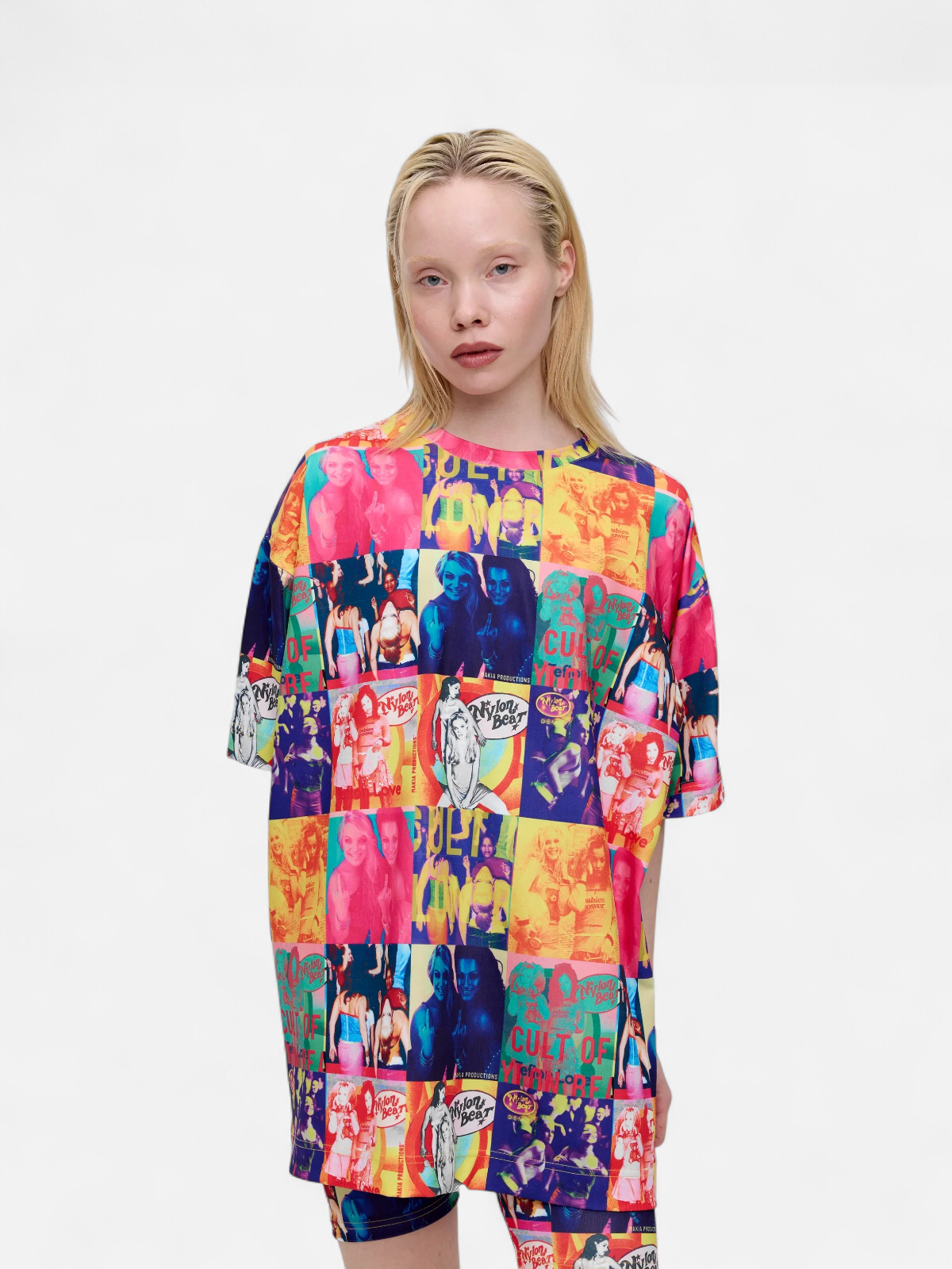 Makia x Nylon Beat t-paita Nylon Oversize T-shirt, monivärinen kuosi - Kekäle.fi