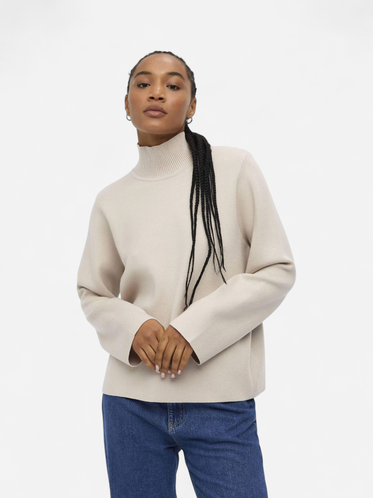 Object Naisten Neule, OBJREYNARD SQUARE SLEEVE PULLOVER NOOS Kitti - Kekäle.fi