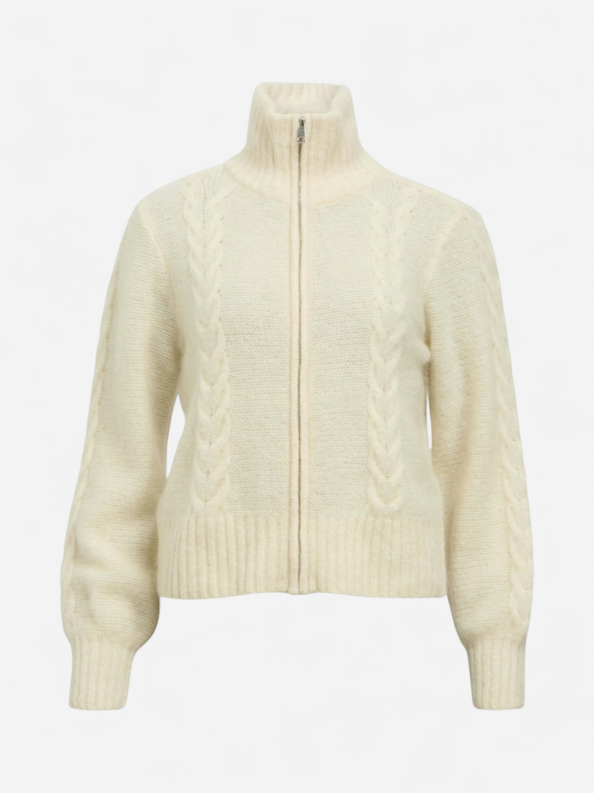Object Naisten Neuletakki, OBJNETE LO KNIT CARDIGAN NOOS Luonnonvalkoinen - Kekäle.fi