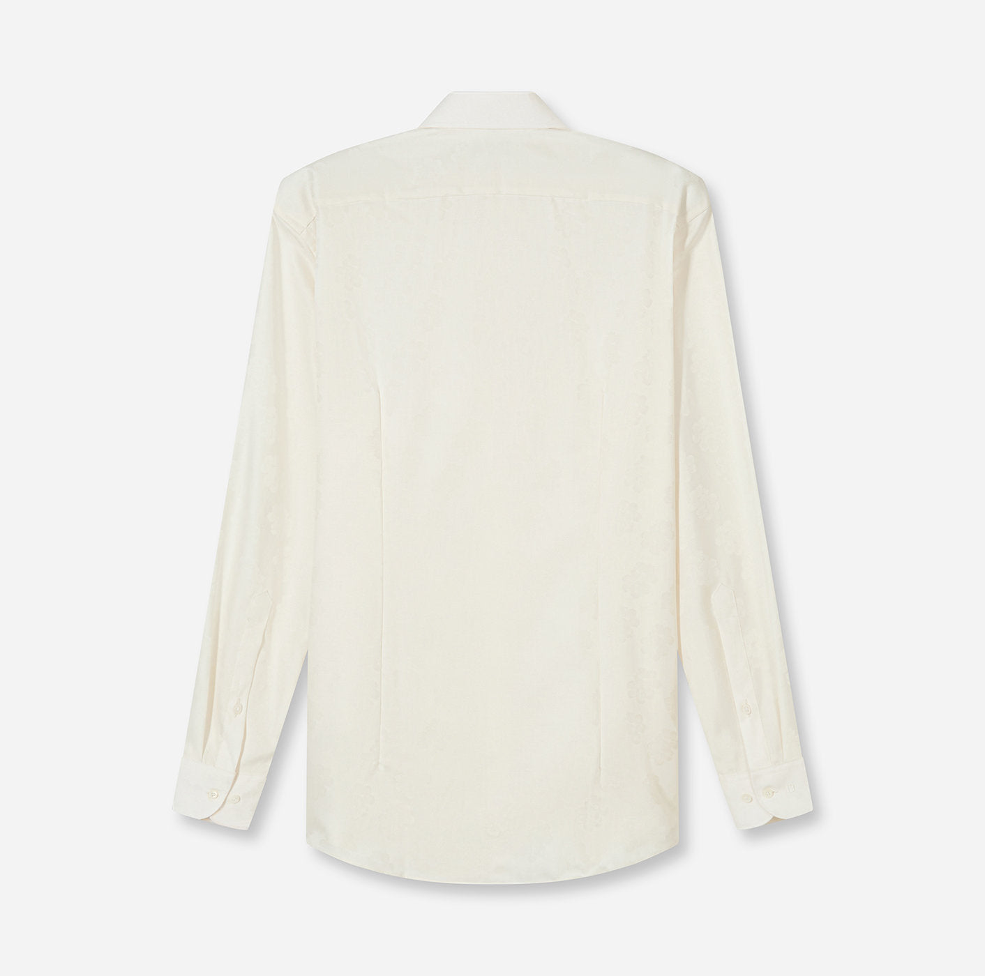 Olymp kauluspaita Luxor jacquard Offwhite, luonnonvalkoinen