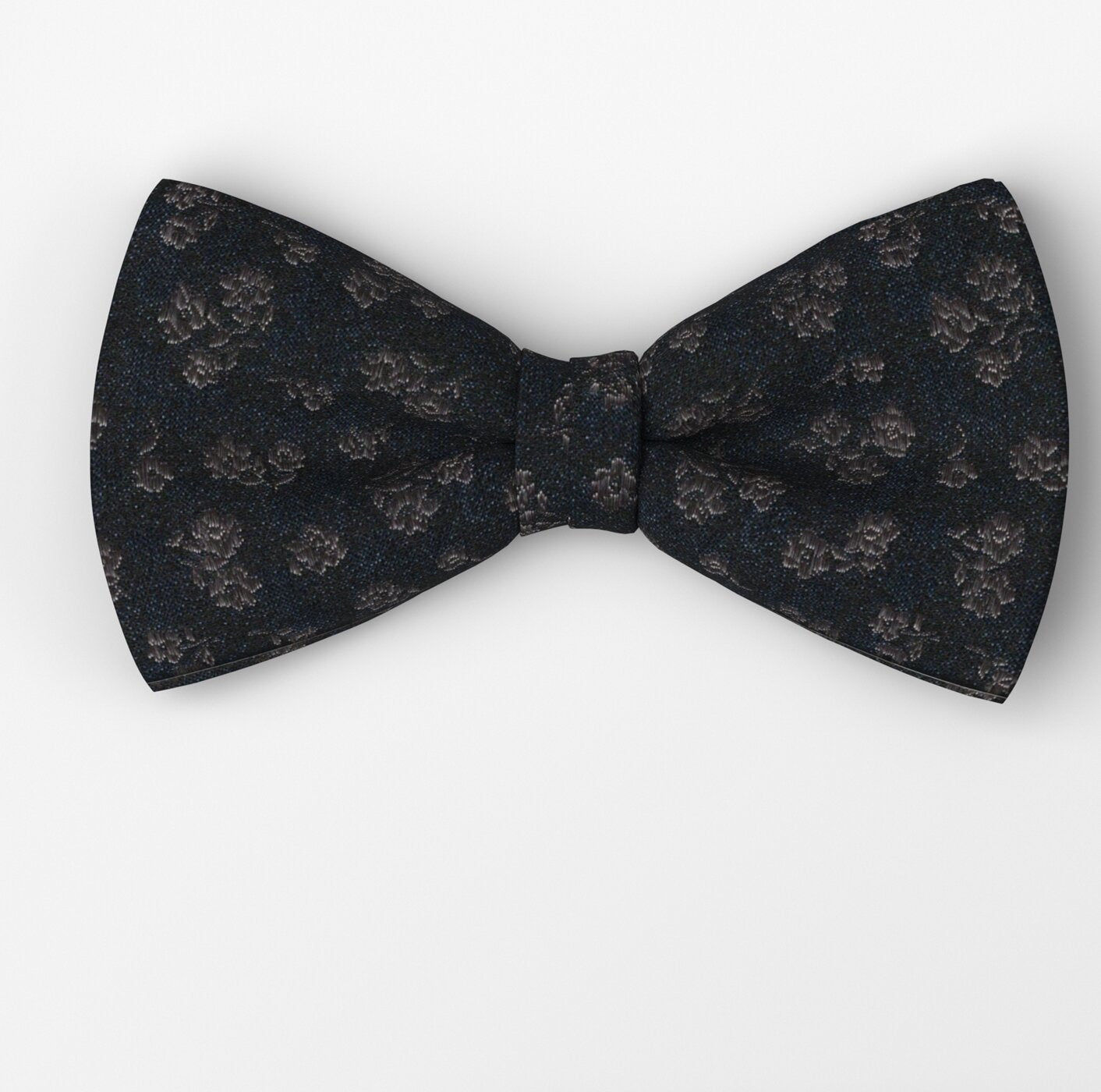 Olymp rusetti + taskuliina Bow Tie & Pocket Square Jacquard, tummansininen
