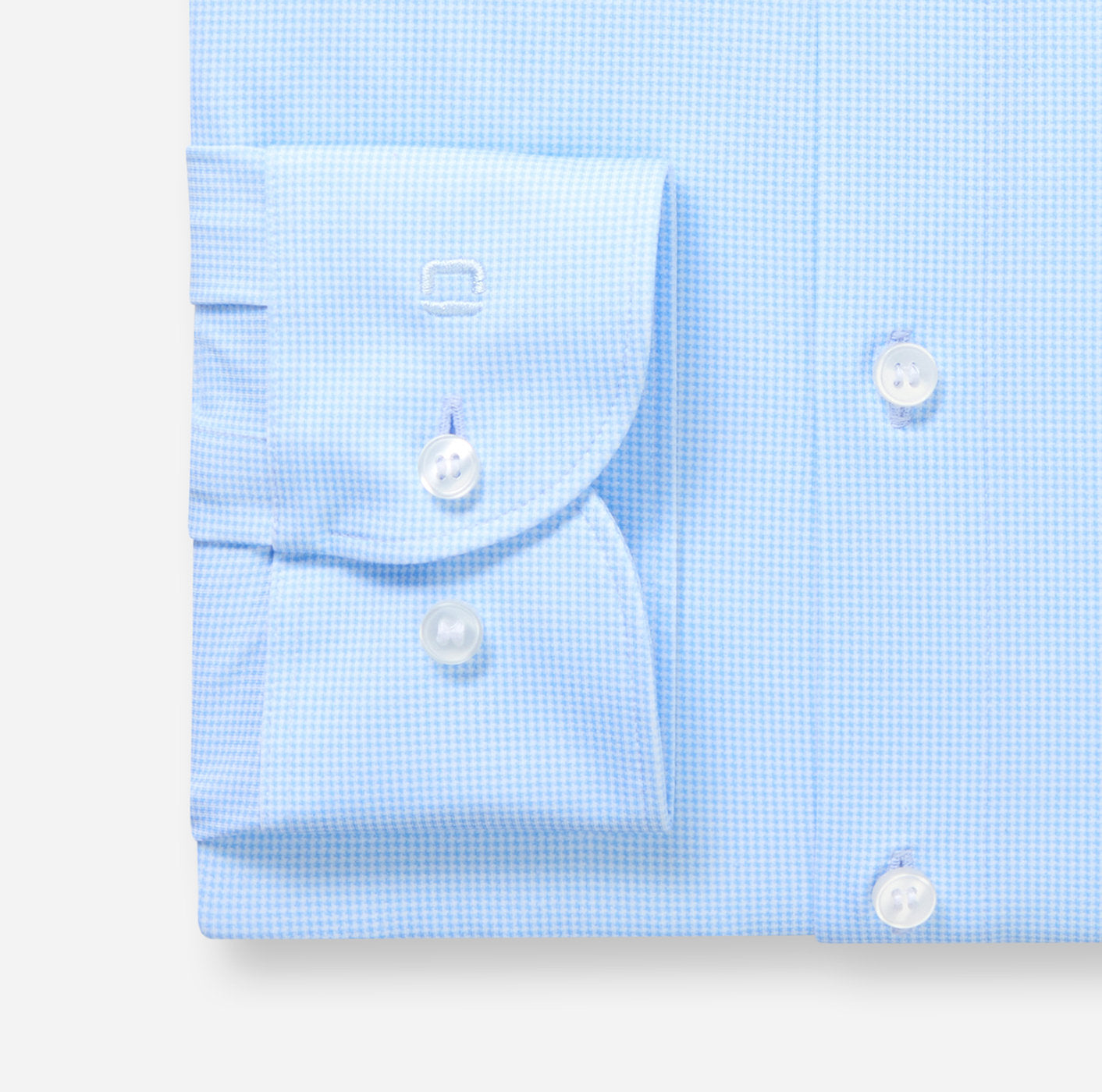 Olymp kauluspaita 24/7 Level 5 Body Fit Jersey Structure, vaaleansininen