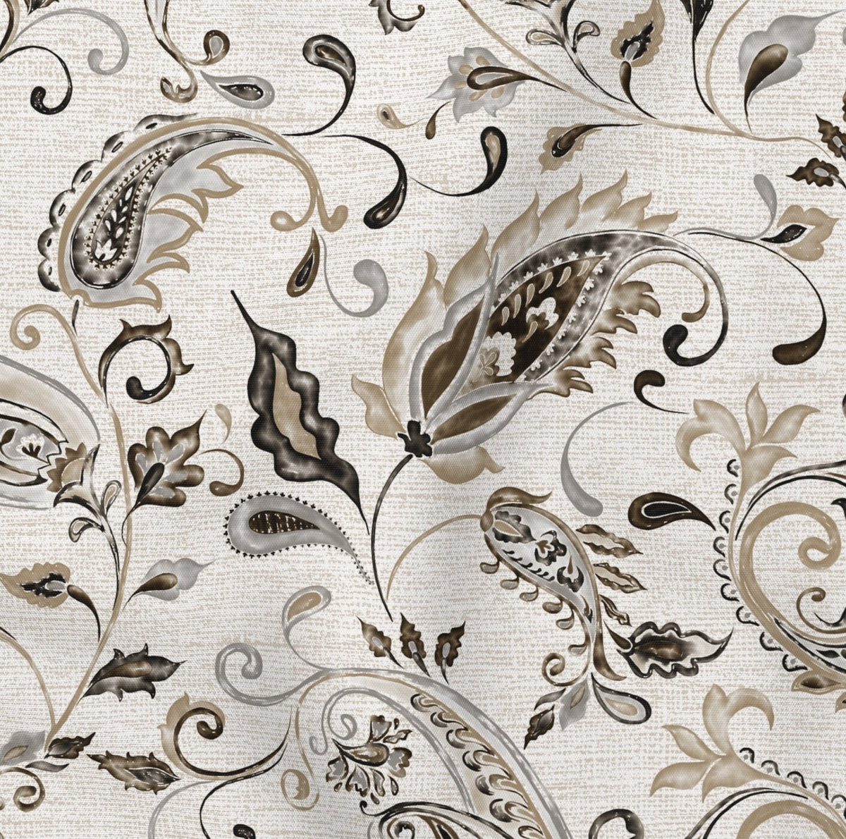 Olymp miesten taskuliina Paisley Pocket Square, valkopohjainen kuosi