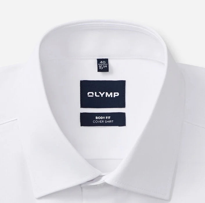 Olymp miesten kauluspaita Body Fit, valkoinen