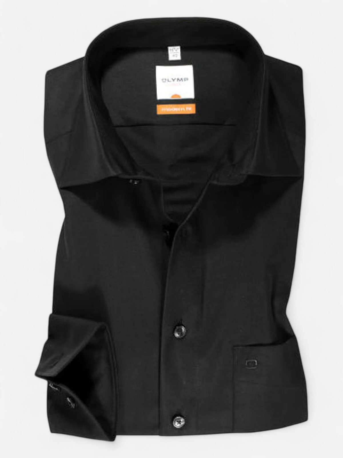 Olymp Luxor Kauluspaita, Modern Fit Musta - Kekäle.fi