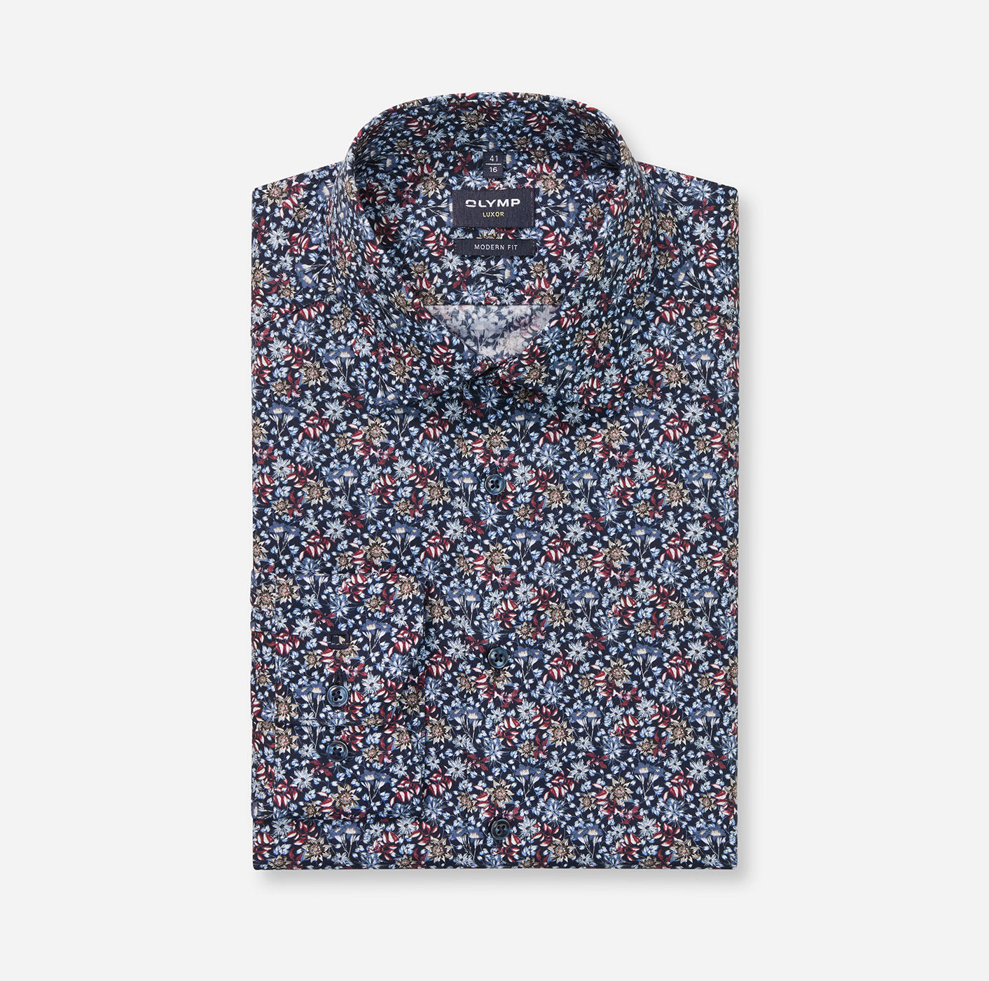 olymp-miesten-kauluspaita-042-luxor-modern-fit-floral-print-tummansininen-1