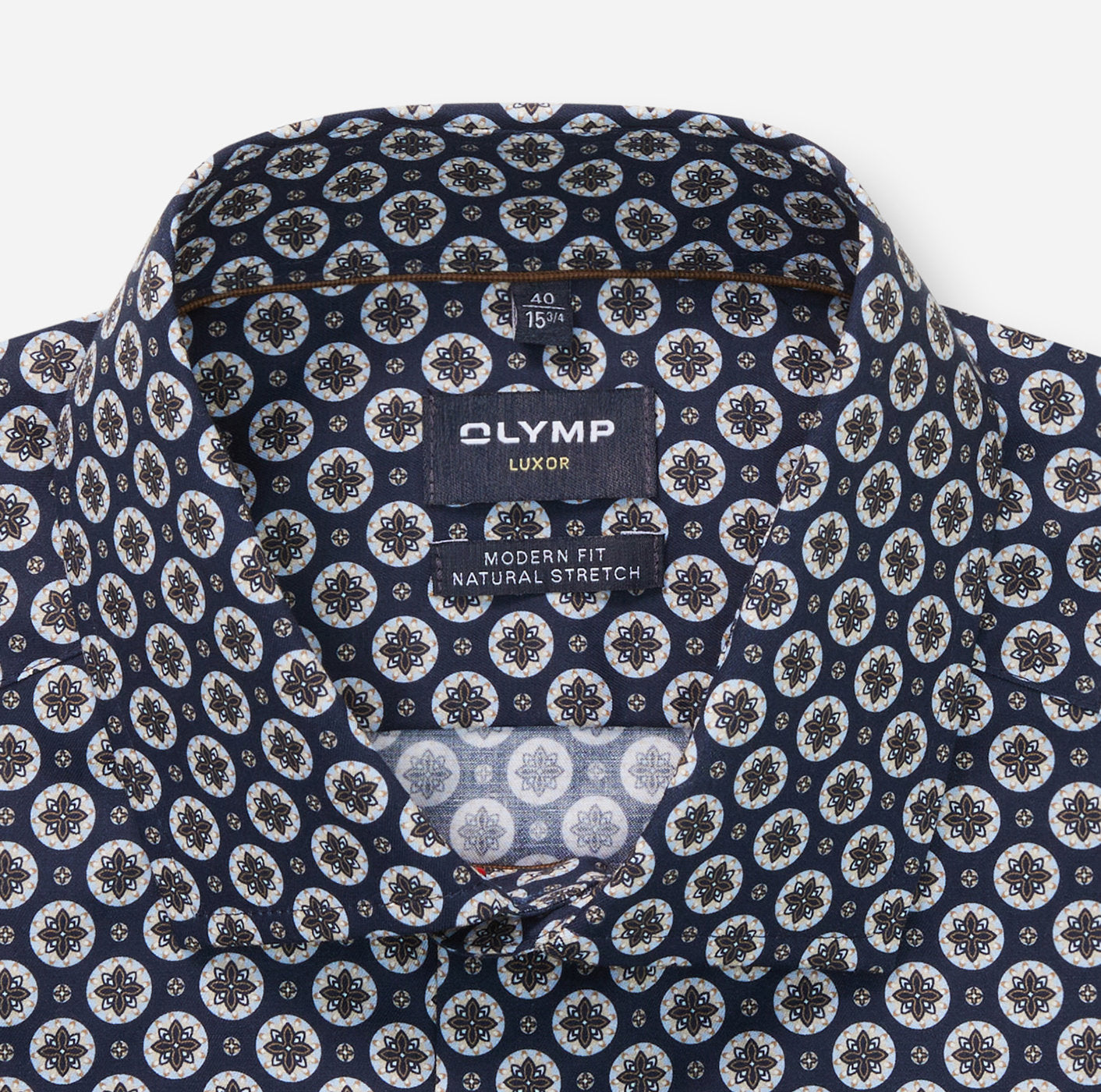 olymp-miesten-kauluspaita-042-luxor-modern-fit-micro-print-sininen-kuosi-2