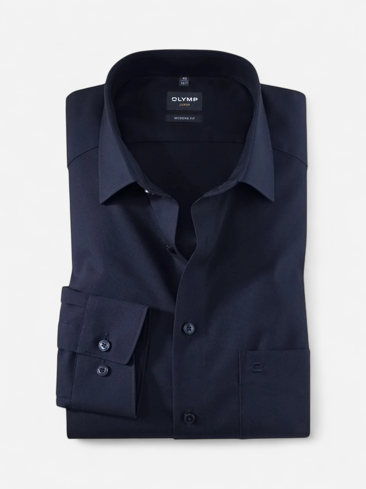 Olymp miesten kauluspaita, OLYMP LUXOR MODERN FIT COBALT Tummansininen - Kekäle.fi