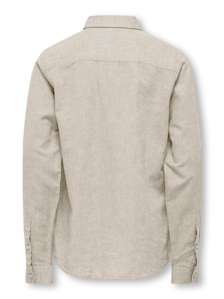 only-and-sons-junior-kauluspaita-osjcaiden-life-ls-solid-linen-shirt-beige-2