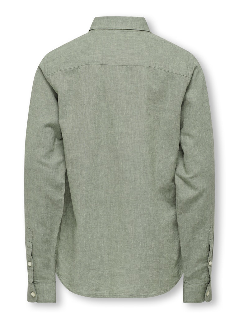 only-and-sons-junior-kauluspaita-osjcaiden-life-ls-solid-linen-shirt-vihrea-2