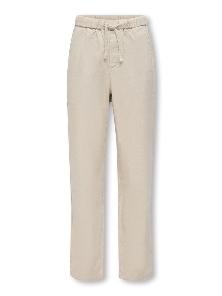 only-and-sons-junior-lasten-housut-osjlinus-cotton-linen-pant-vaalea-beige-1
