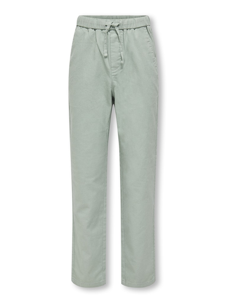 only-and-sons-junior-lasten-housut-osjlinus-cotton-linen-pant-vihrea-2
