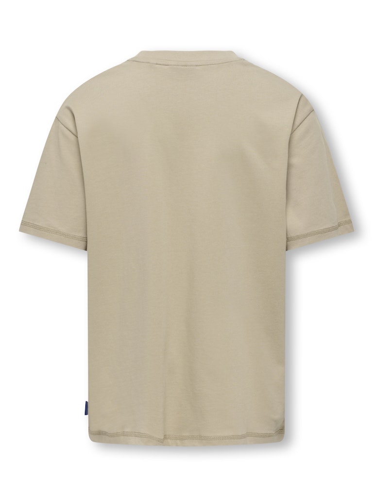 only-and-sons-junior-t-paita-osjmenes-loose-ss-o-neck-t-shirt-beige-2