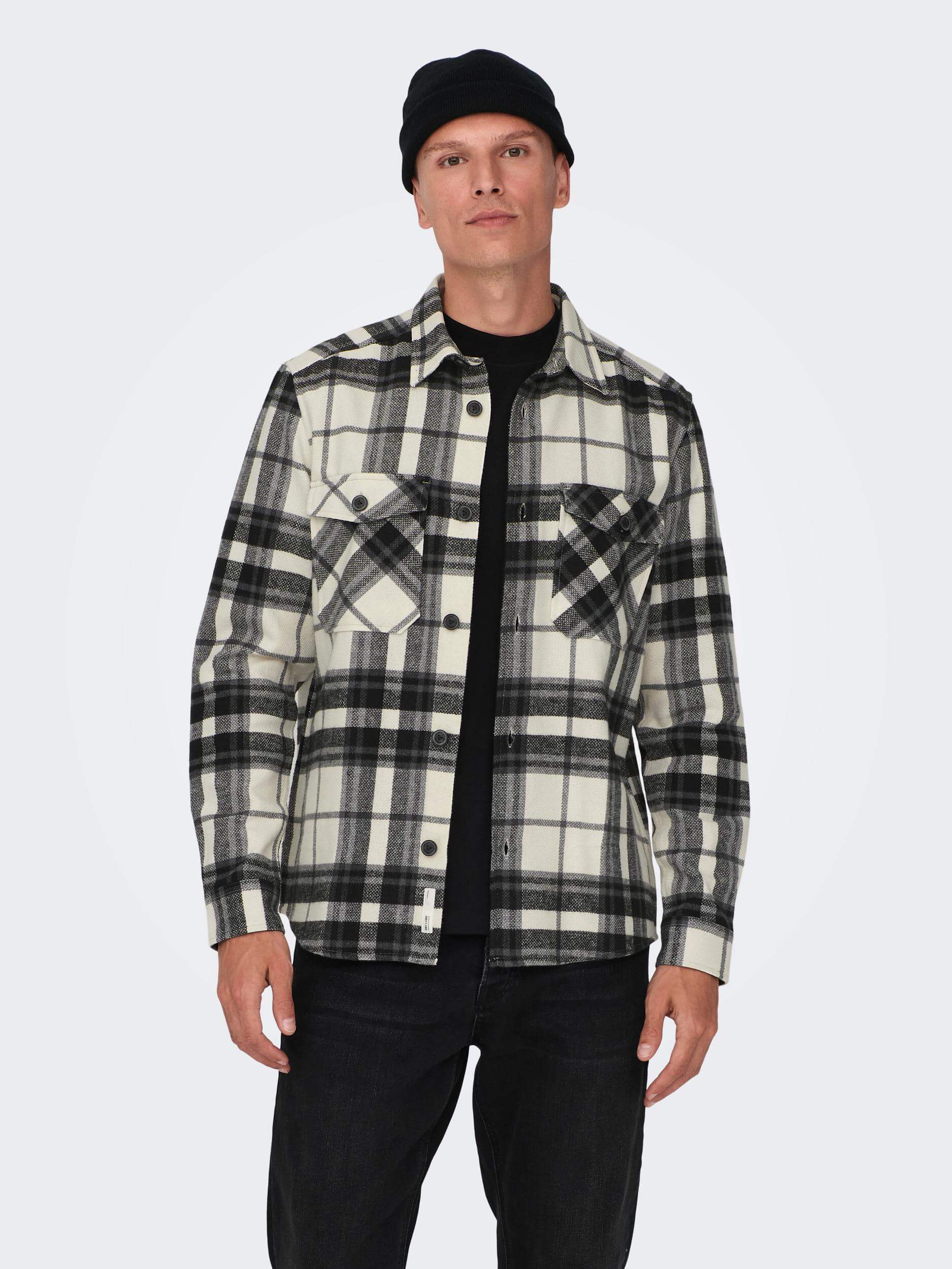 only-and-sons-kauluspaita-onsmilo-ovr-check-ls-shirt-musta-ruutu-1
