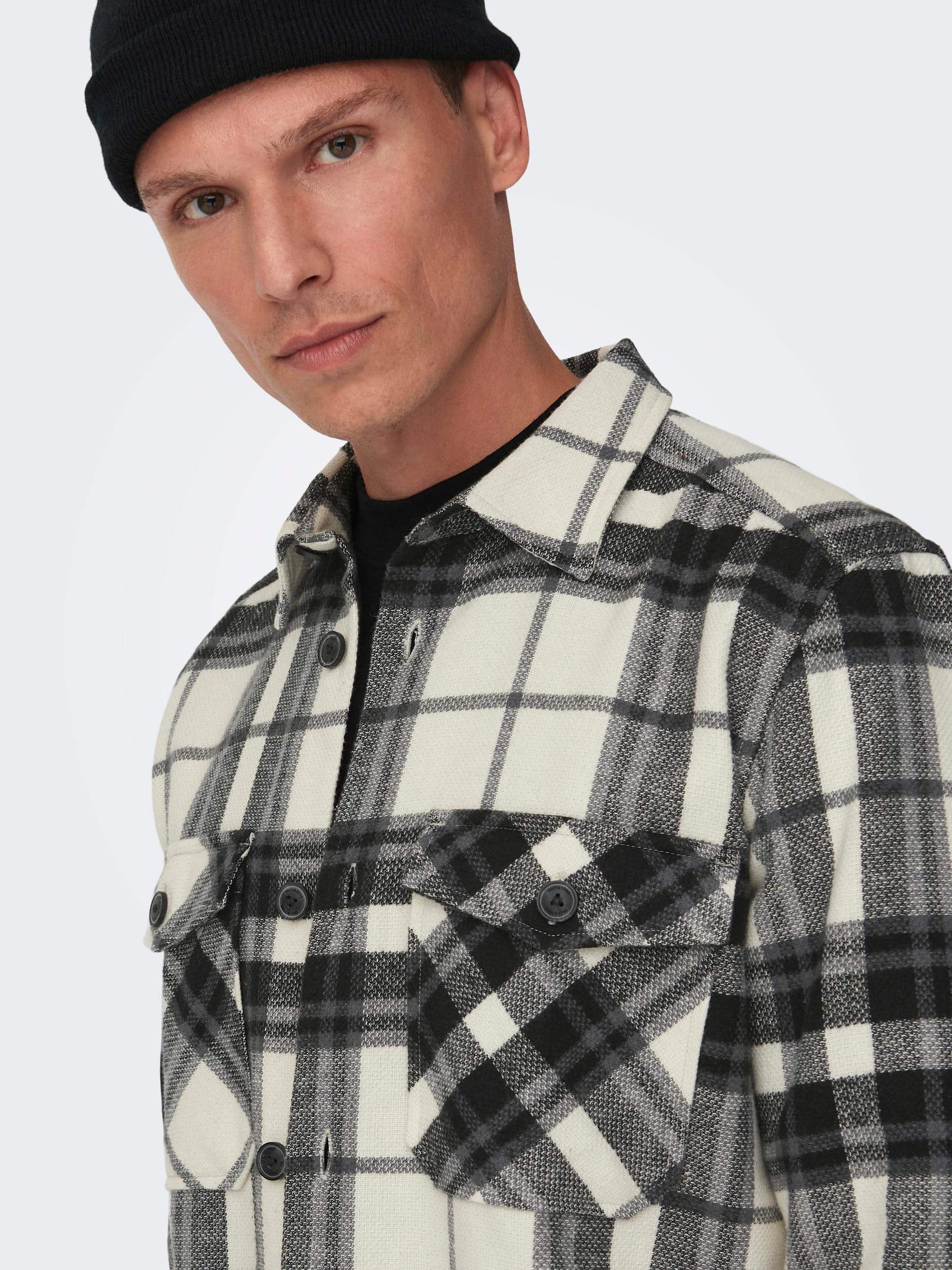 only-and-sons-kauluspaita-onsmilo-ovr-check-ls-shirt-musta-ruutu-5