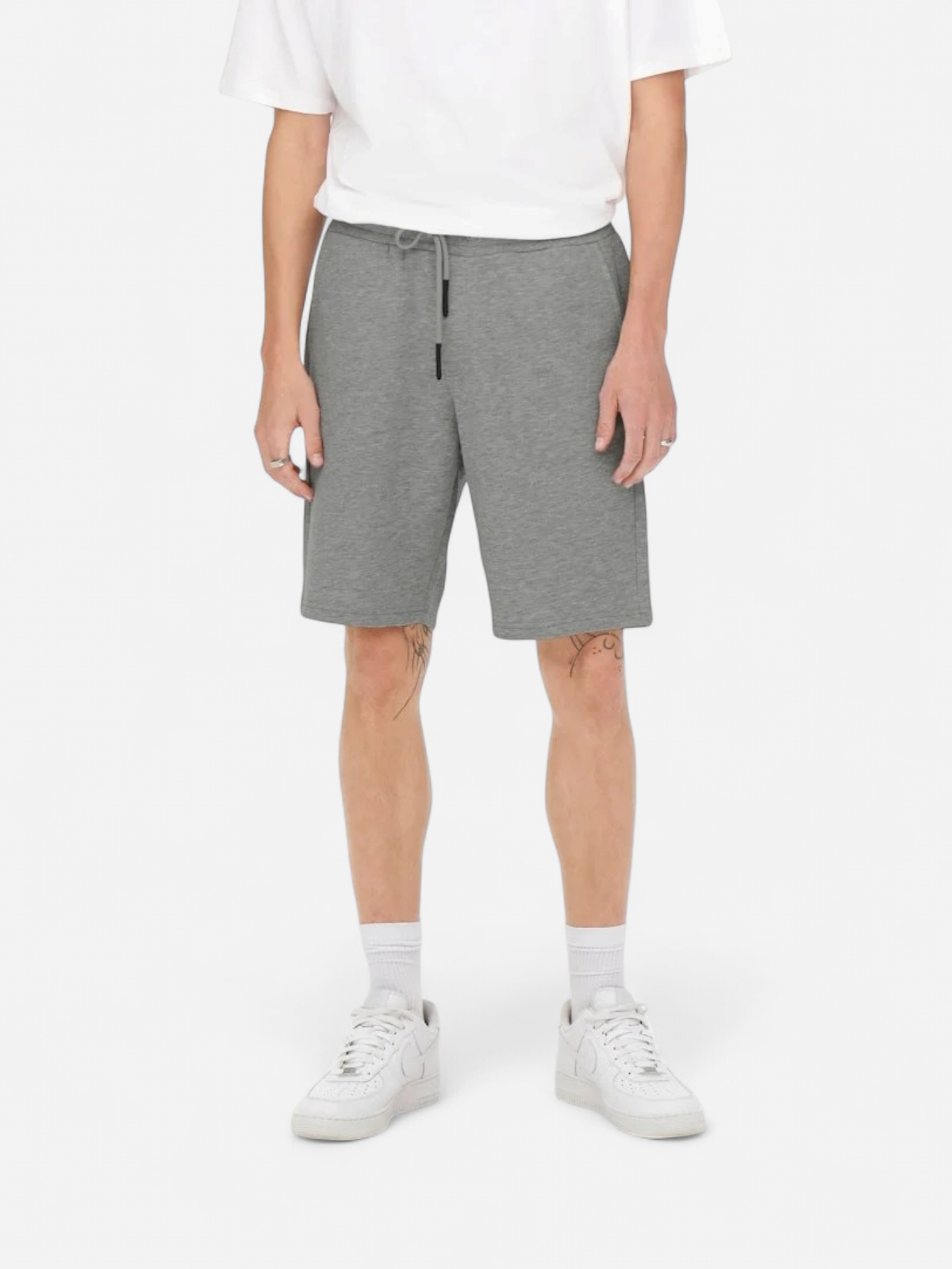 Only and Sons Miesten Collegeshortsit CERES LIFE SWEAT SHORT Keskiharmaa - Kekäle.fi