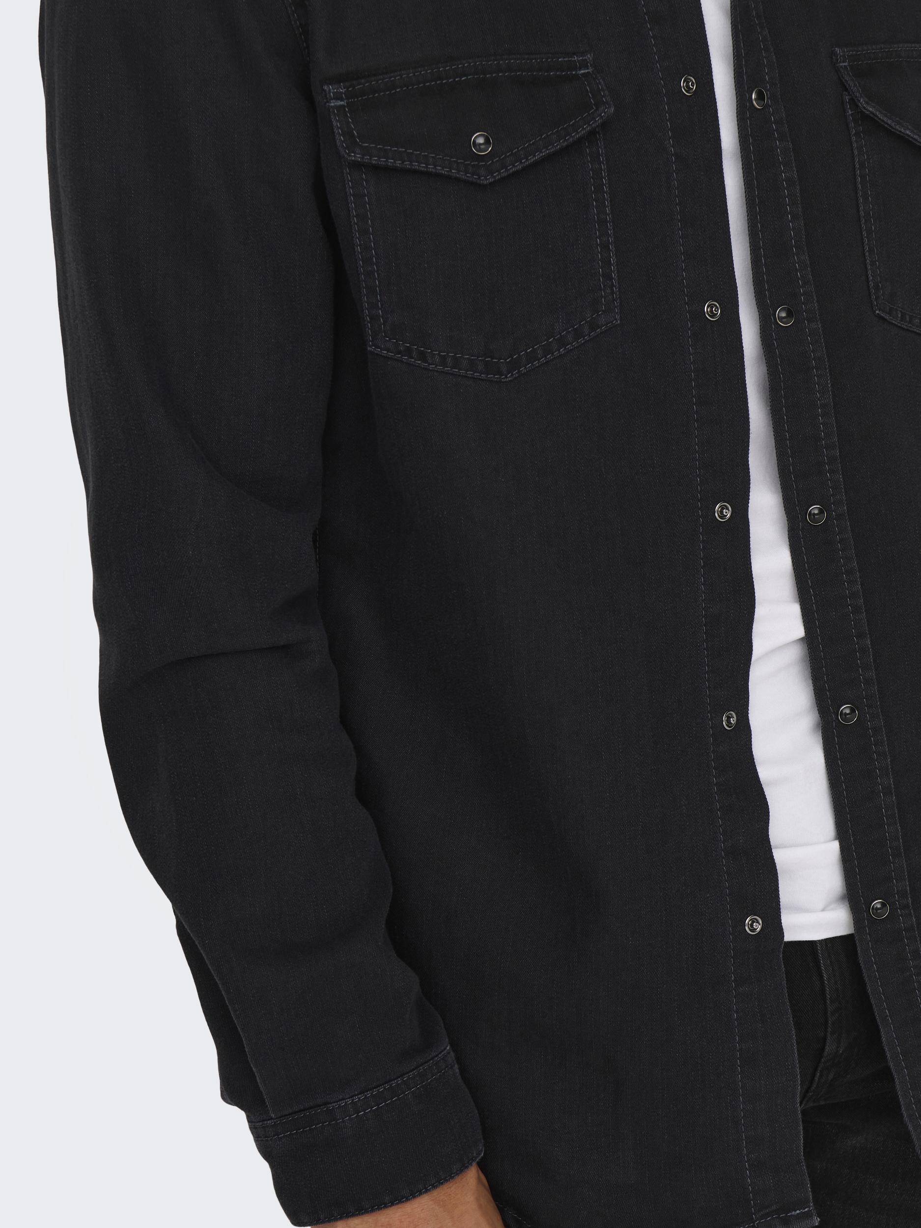 only-and-sons-miesten-farkkupaita-bane-denim-shirt-nos-hiilenmusta-4