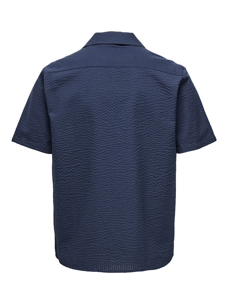 only-and-sons-miesten-lyhythihainen-kauluspaita-onseye-resort-seers-0009-shirt-tummansininen-2
