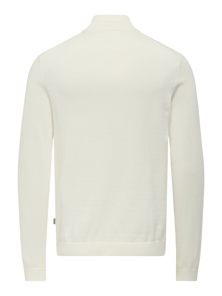 only-and-sons-miesten-neule-alex-reg-halz-zip-valkoinen-2