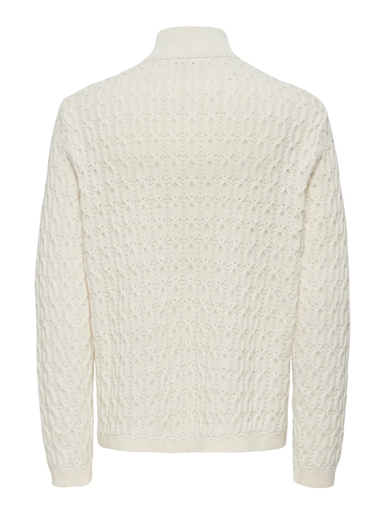 only-and-sons-miesten-neulepusero-leonard-life-reg-half-zip-cable-cotton-antique-white-2