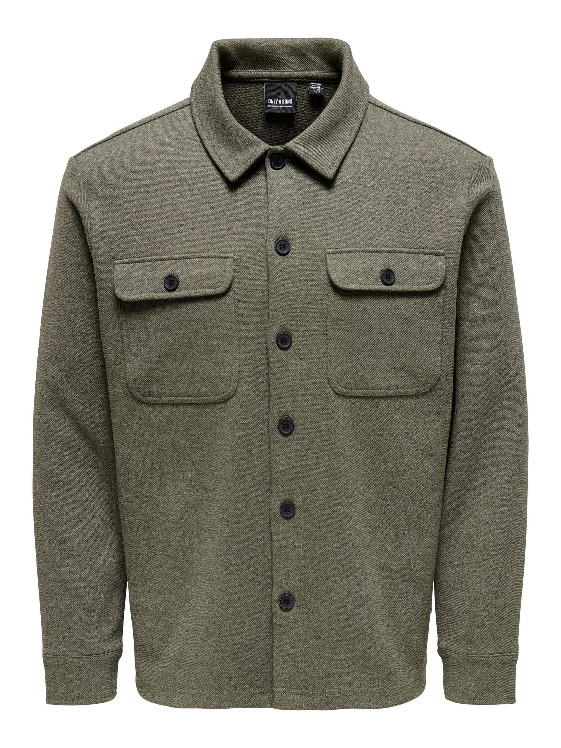 only-and-sons-miesten-paita-kodyl-overshirt-armeijanvihrea-3
