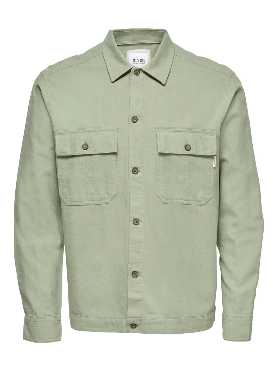 only-and-sons-miesten-paitatakki-kenneth-overshirt-armeijanvihrea-1