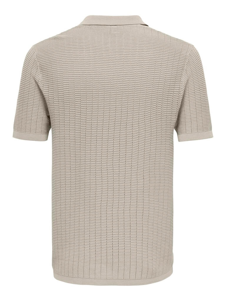 only-and-sons-miesten-pikeepaita-domi-structure-beige-2