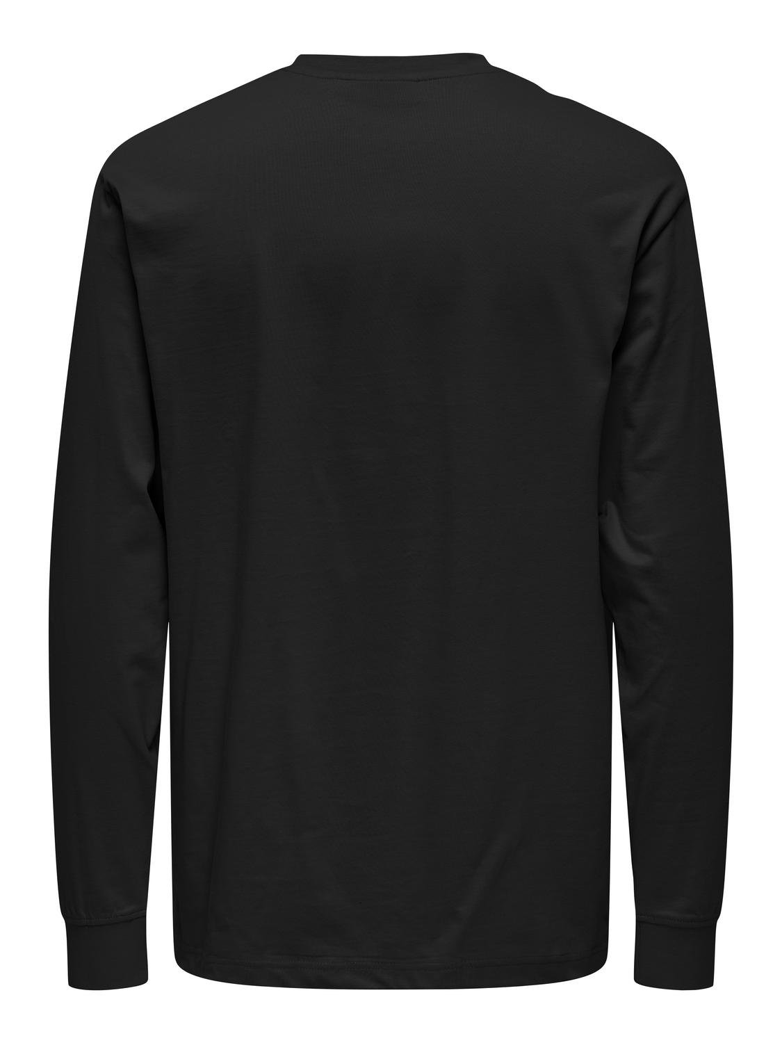 only-and-sons-miesten-pitkahihainen-t-paita-fred-long-sleeve-t-shirt-musta-4
