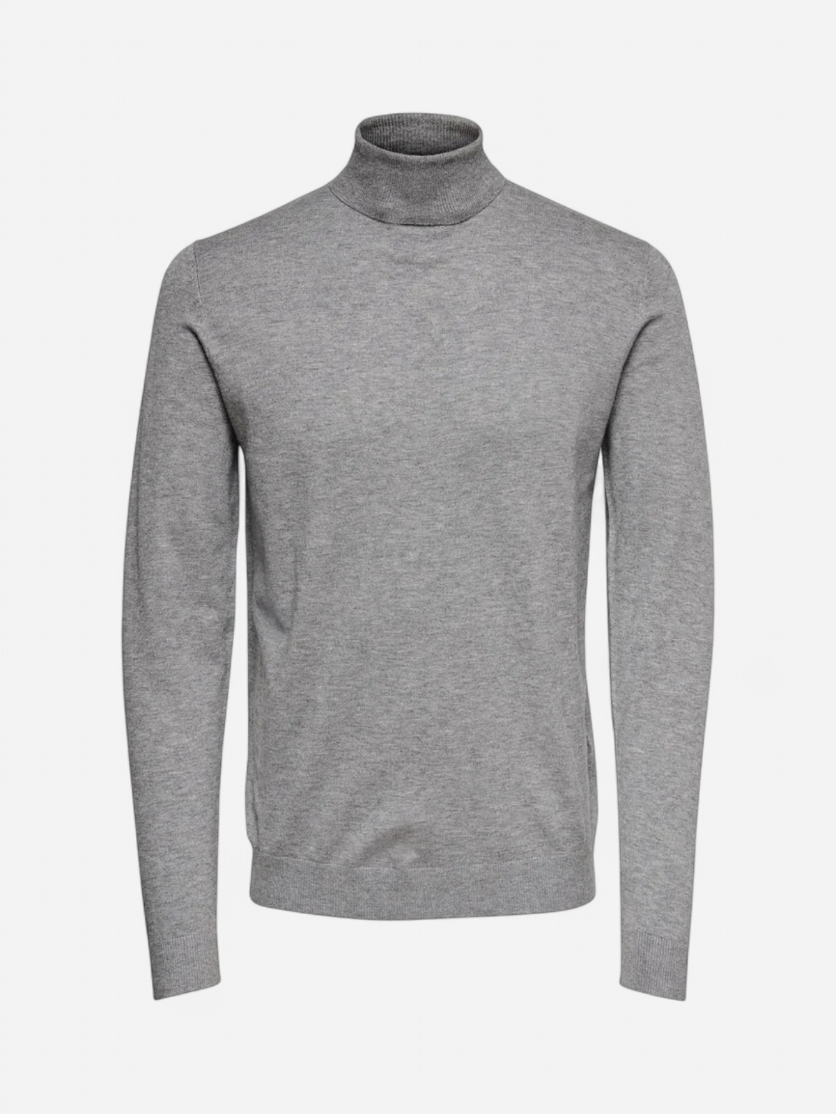 Only and Sons Miesten Pooloneule, Wyler Life Roll Neck Nos Keskiharmaa - Kekäle.fi