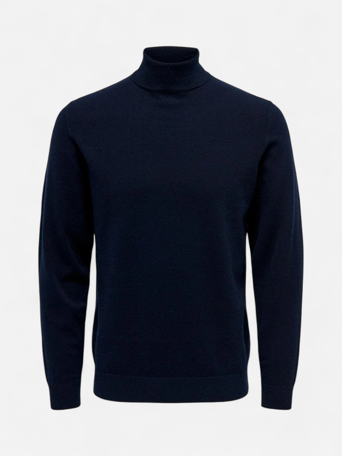 Only and Sons Miesten Pooloneule, Wyler Life Roll Neck Nos Tummansininen - Kekäle.fi