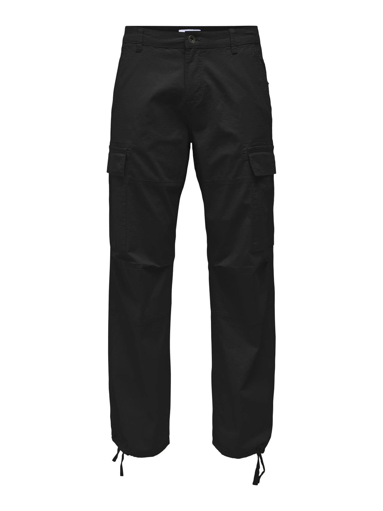 only-and-sons-miesten-reisitaskuhousut-ray-life-ribstop-cargo-musta-3