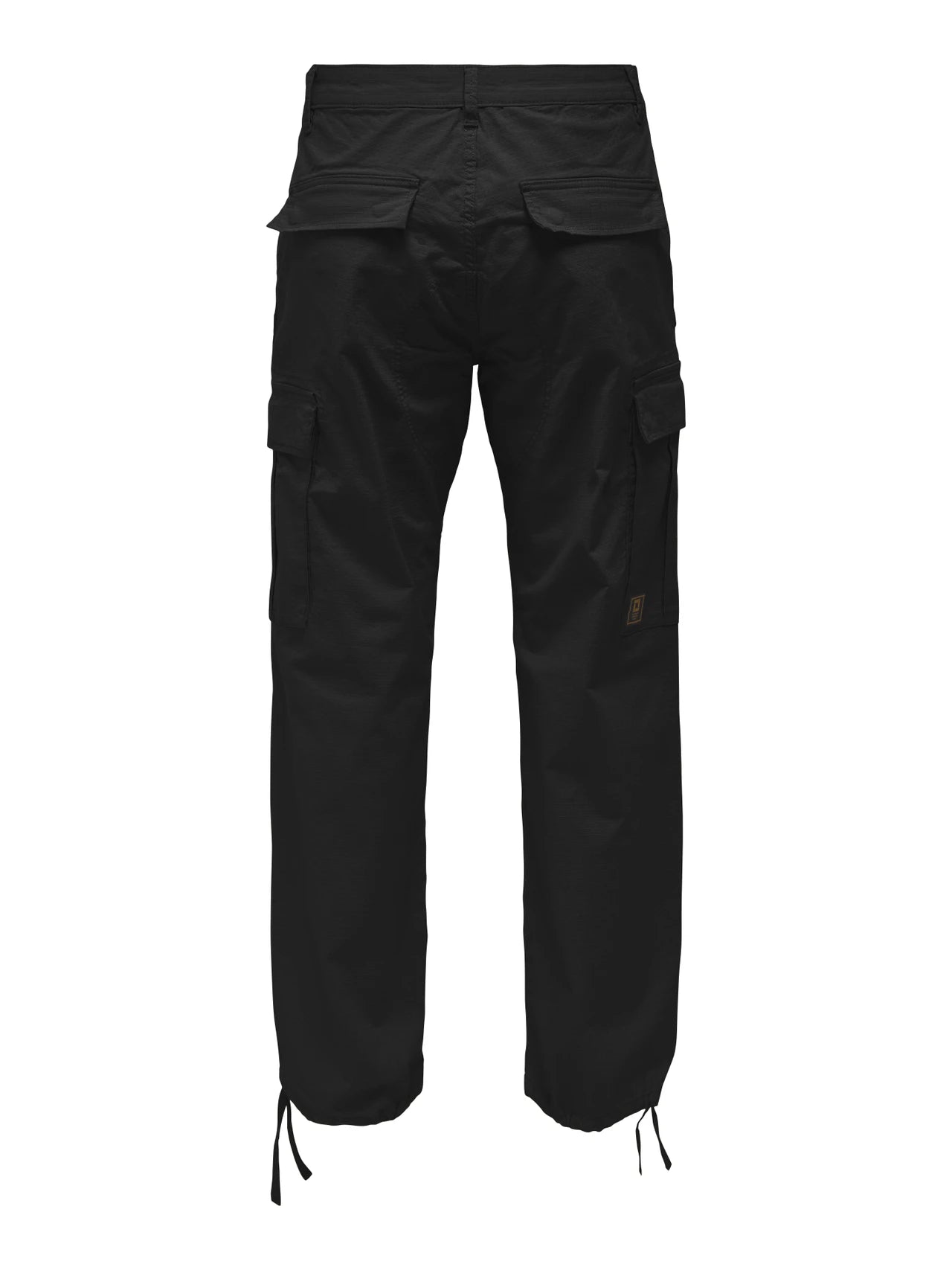 only-and-sons-miesten-reisitaskuhousut-ray-life-ribstop-cargo-musta-4