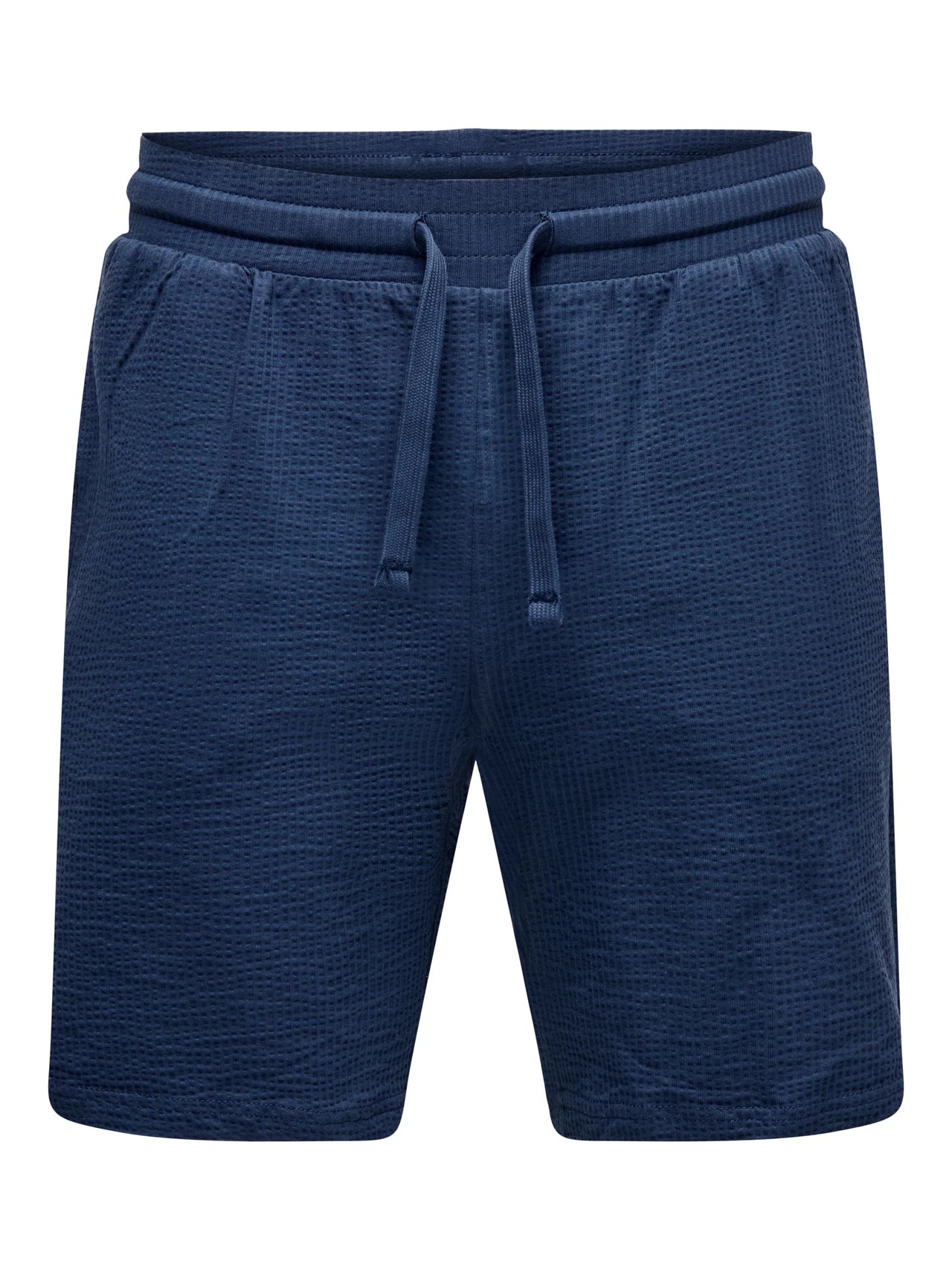 only-and-sons-miesten-shortsit-k-kian-reg-seersucker-shorts-tummansininen-1