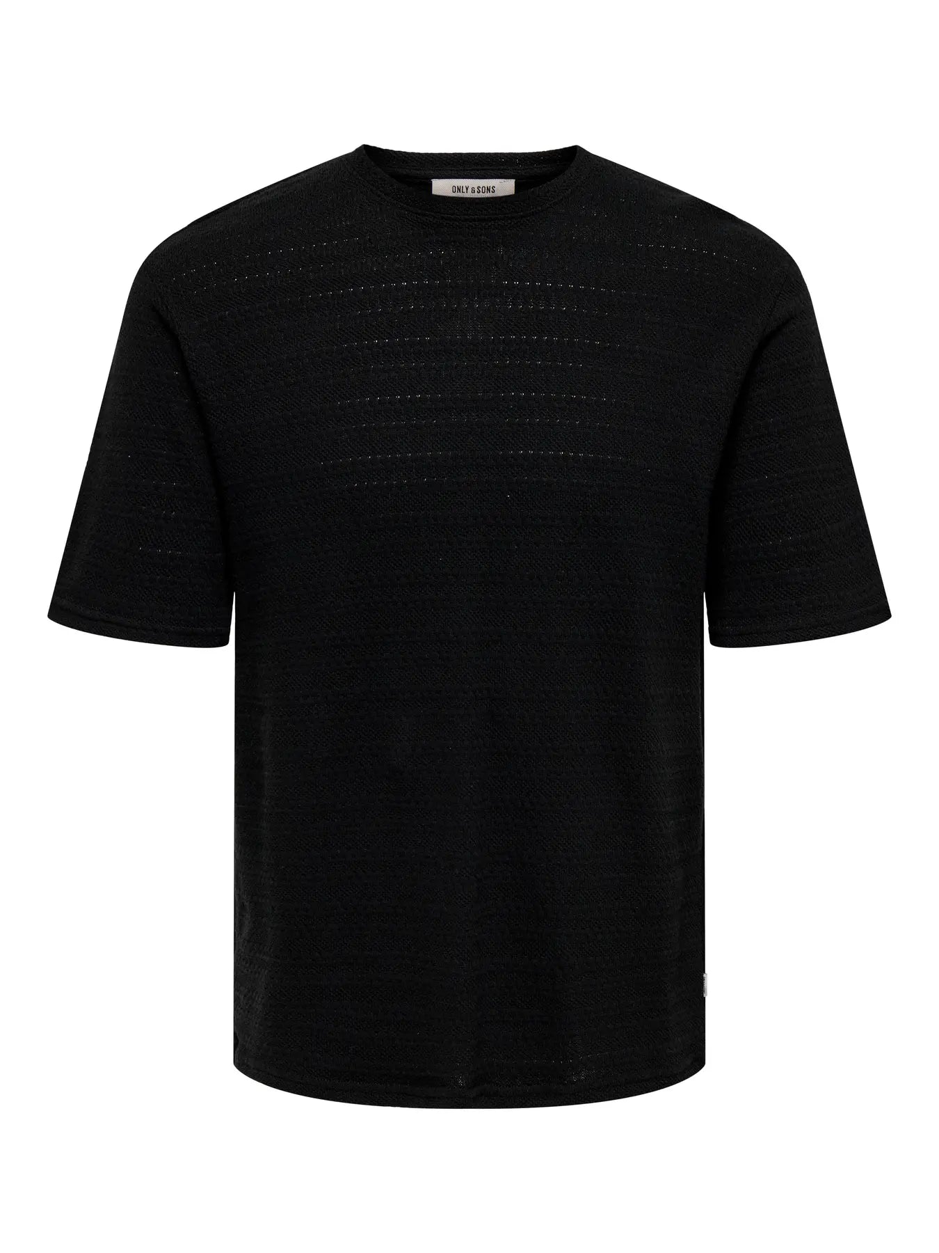 only-and-sons-miesten-t-paita-givo-reg-12-ss-crew-knit-black-3
