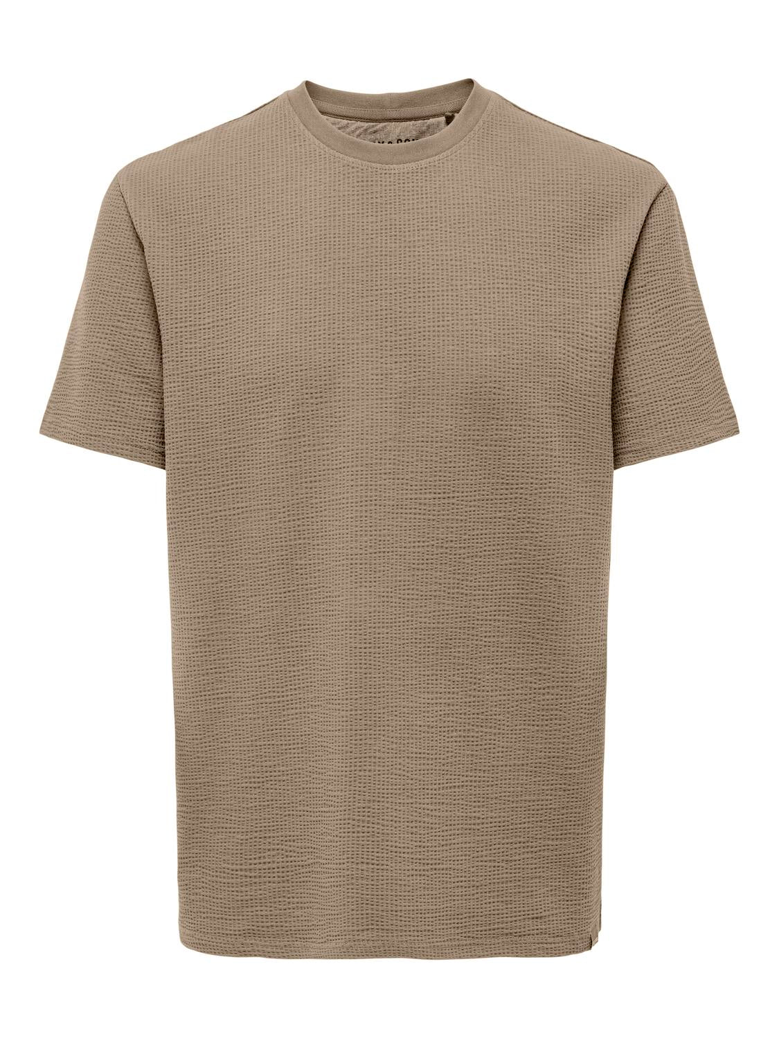 only-and-sons-miesten-t-paita-k-kian-reg-seersucker-ss-tee-tumma-kameli-1