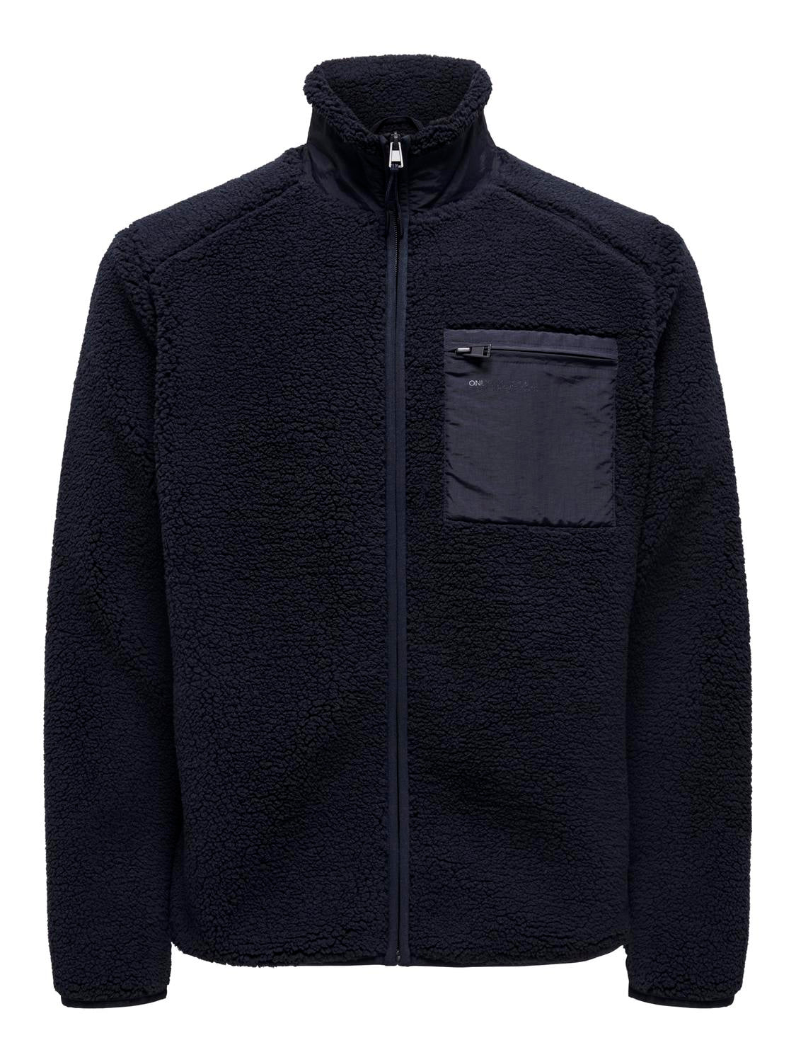 only-and-sons-miesten-teddytakki-dallar-sherpa-jacket-tummansininen-1
