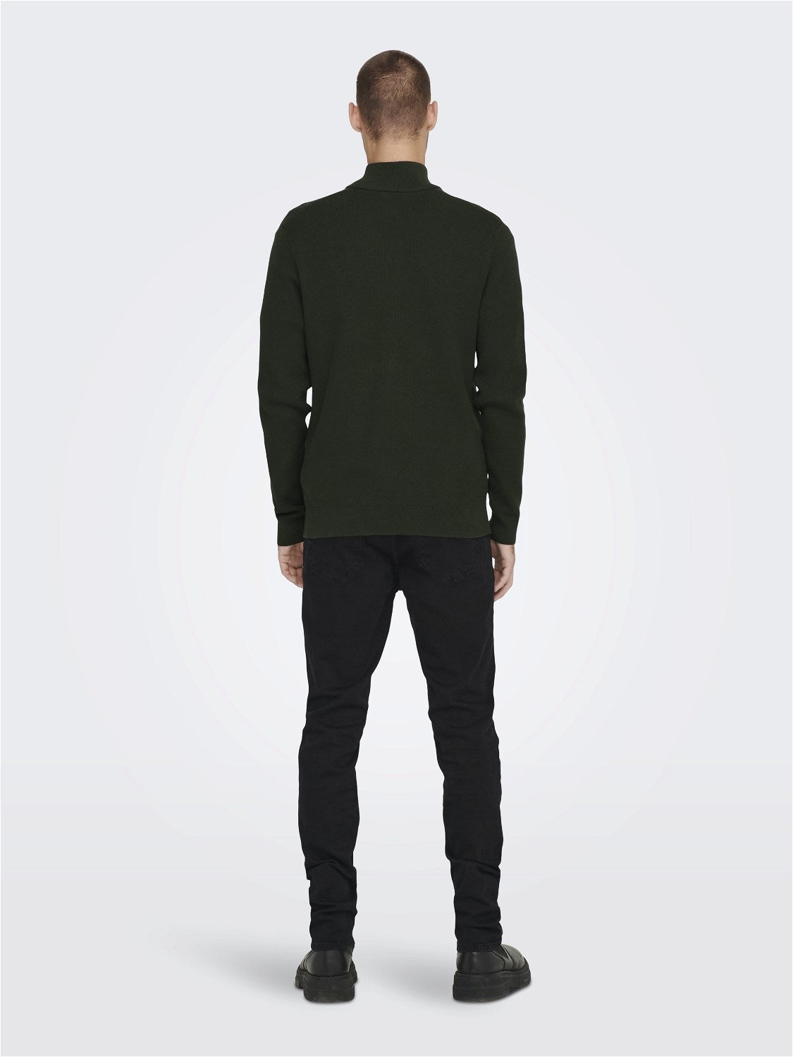 only-and-sons-neule-phil-cotton-half-zip-armeijanvihrea-2
