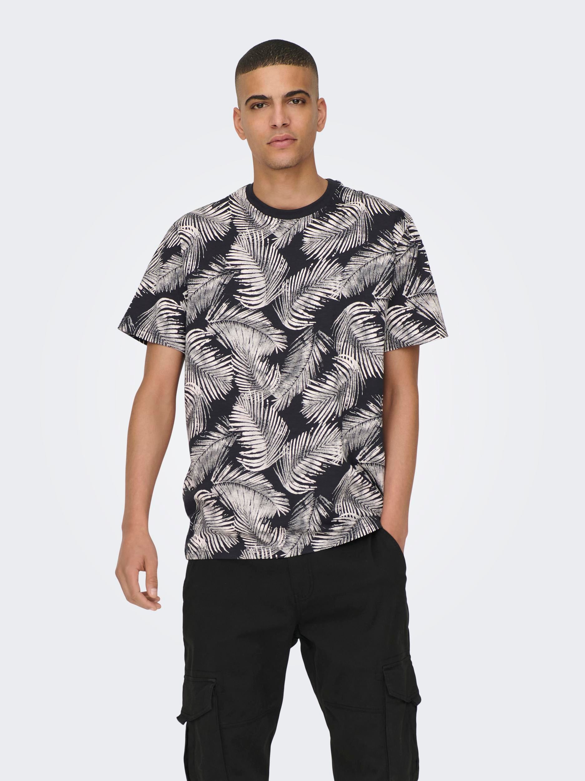 only-and-sons-t-paita-perry-reg-leaf-tummansininen-1