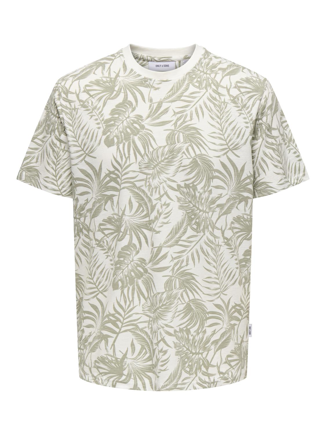 only-and-sons-t-paita-perry-reg-leaf-vihrea-2