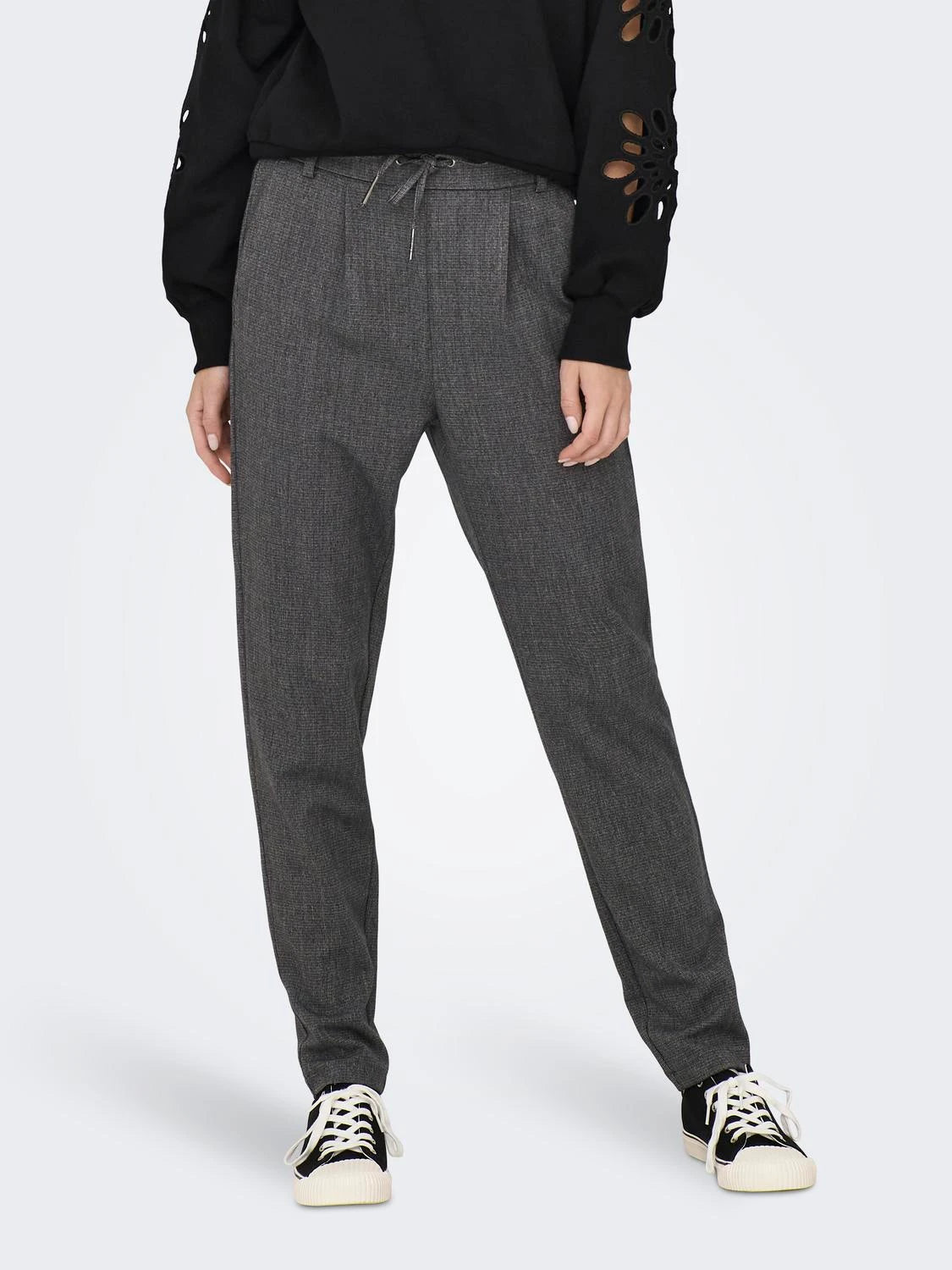 only-naisten-housut-onlpoptrash-elise-easy-melange-pant-noos-harmaa-kuosi-1