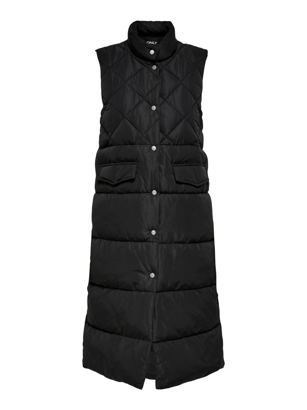 only-naisten-liivi-onlstacy-quilted-waistcoat-noos-musta-3
