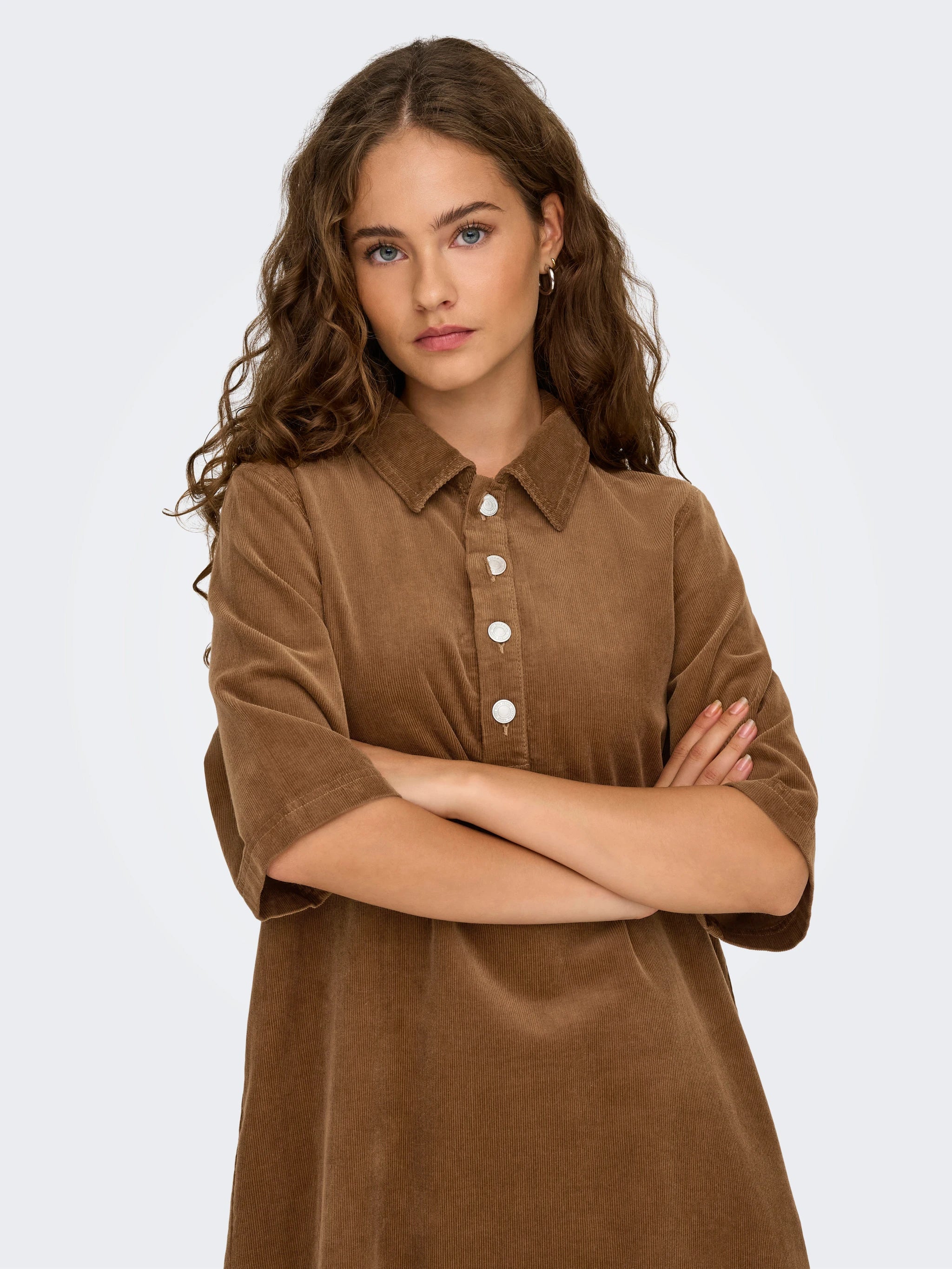 only-naisten-mekko-onlgry-nessa-s-s-cord-dress-kameli-5