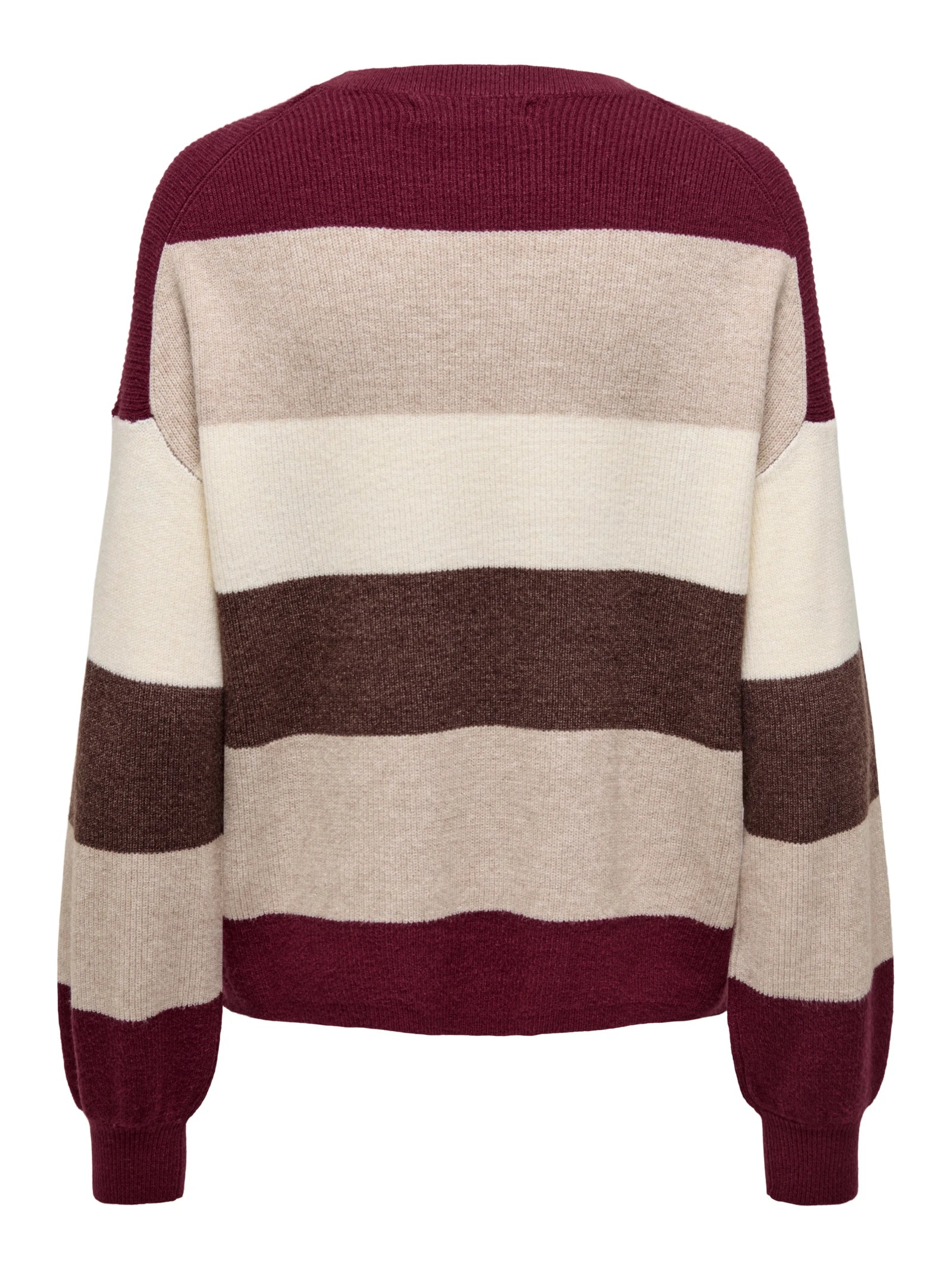 only-naisten-neuleet-onlatia-ls-stripe-pullover-viininpunainen-kuosi-4