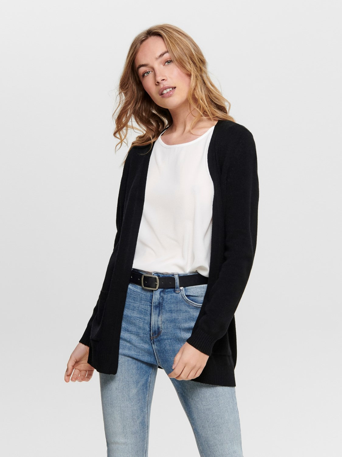 only-naisten-neuletakki-lesly-ls-open-cardigan-musta-1