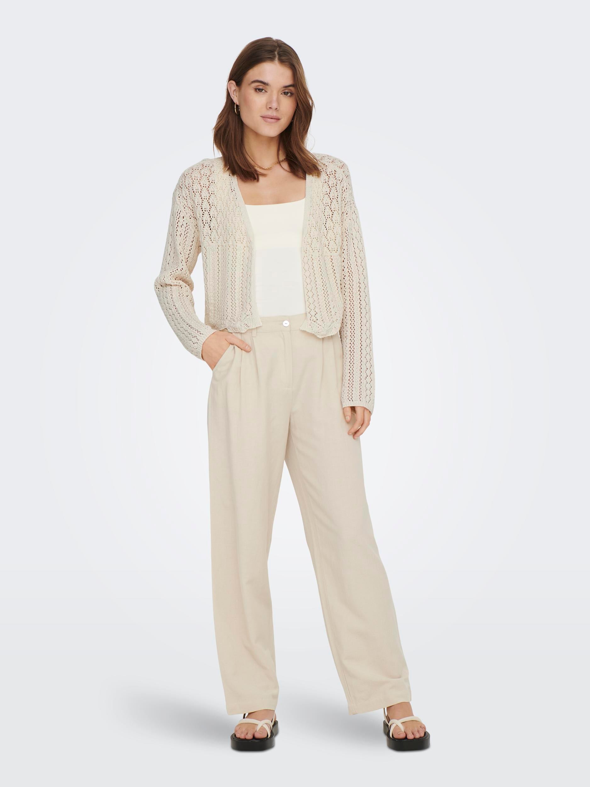 only-naisten-neuletakki-onlnola-7-8-life-open-cardigan-knt-noos-luonnonvalkoinen-5