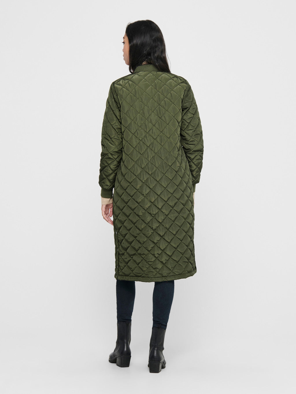 only-naisten-tikkitakki-onljessica-x-long-quilted-coat-noos-armeijanvihrea-2