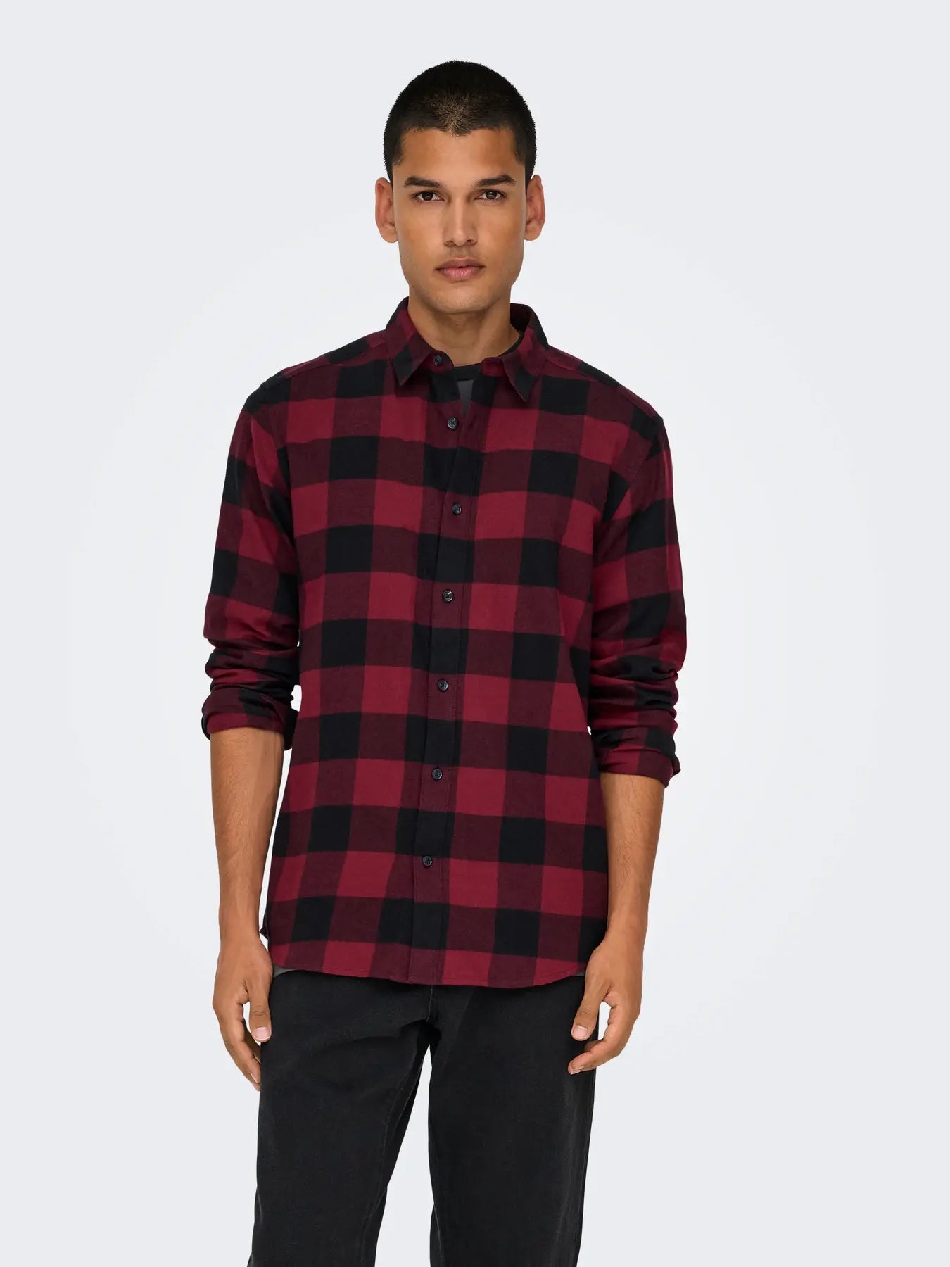 only-sons-ruudullinen-kauluspaita-cabernet-1