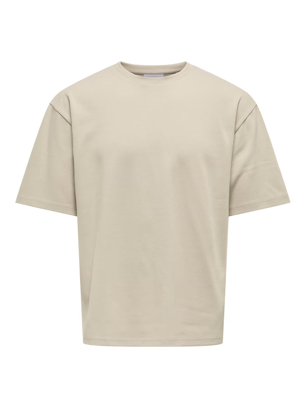 Only and Sons miesten t-paita ONSCaspian Airflex Boxy SS Tee Noos, Silver Lining