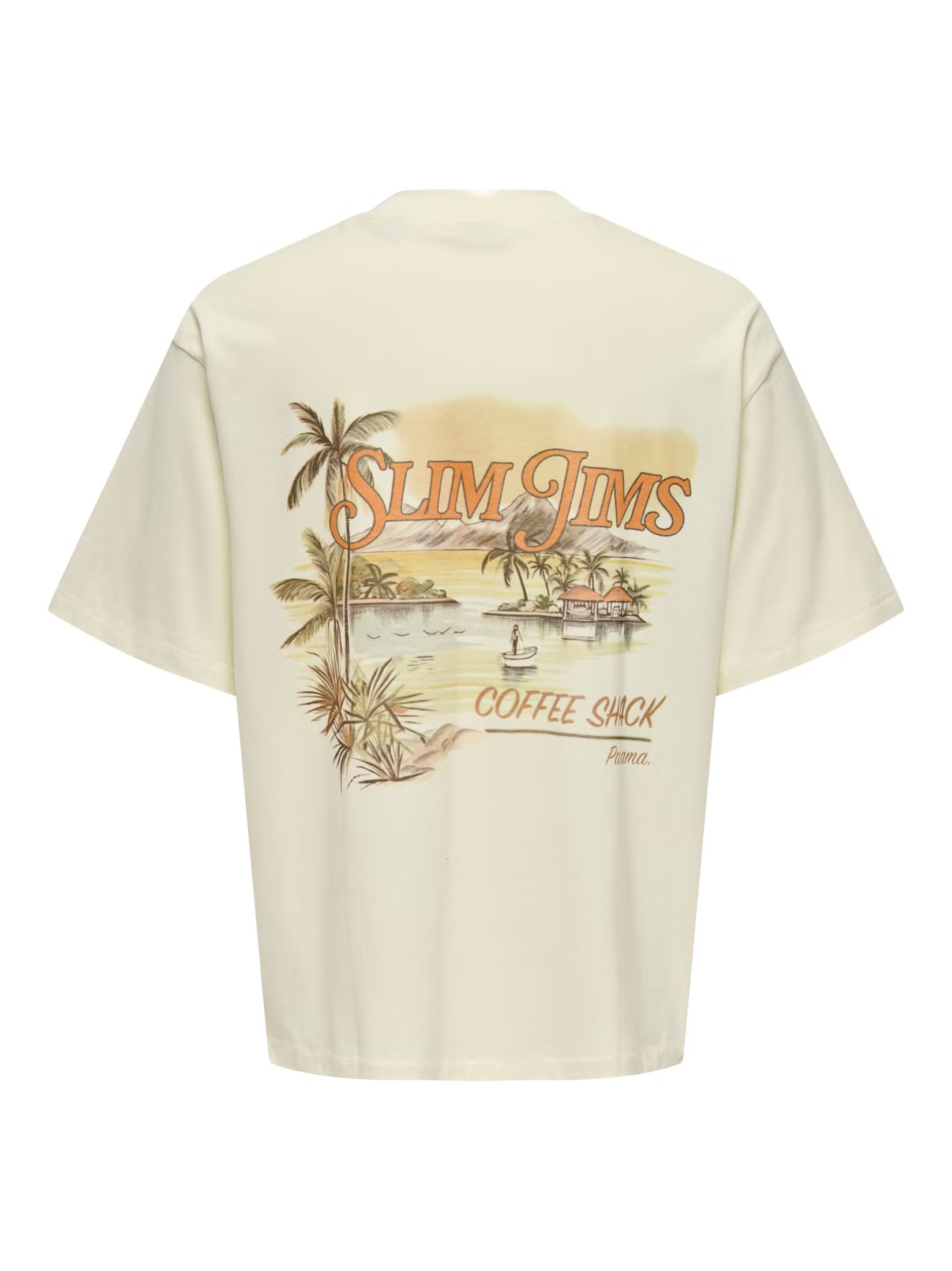 Only and Sons miesten t-paita ONSMalik, Antique White